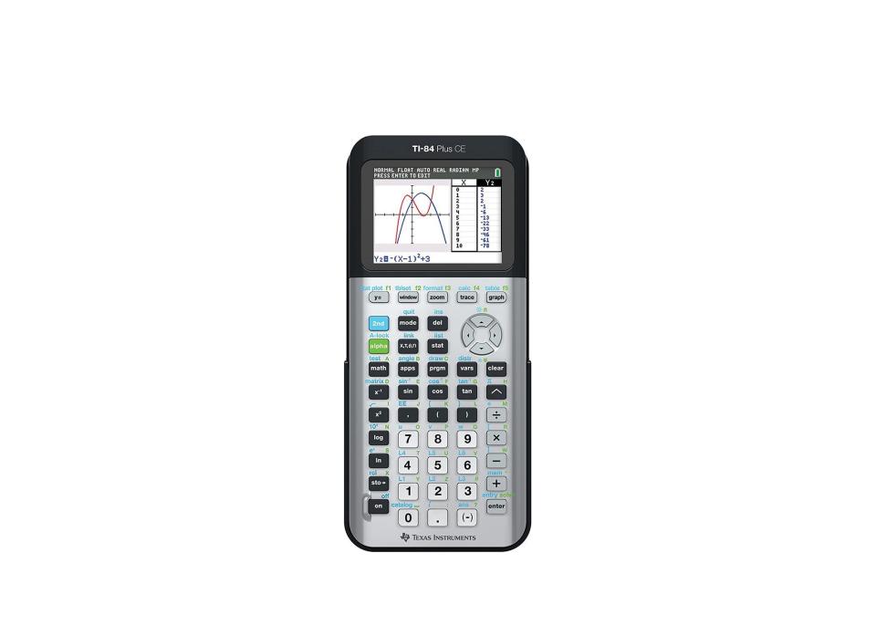 6) TI-84 Plus CE Color Graphing Calculator