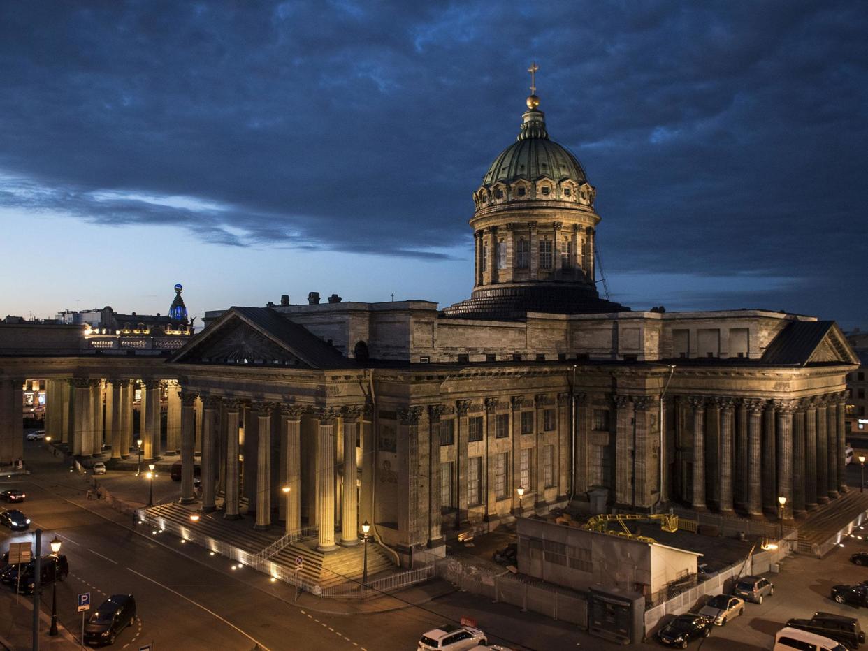 The information allowed Russian security services prevent a planned bomb attack on the Kazansky Cathedral and arrest the plotters: MLADEN ANTONOV/AFP/Getty Images