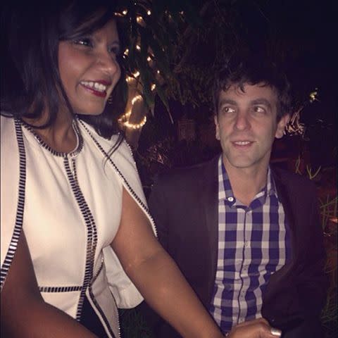 Mindy Kailing/ Instagram Mindy Kaling and Bj Novak