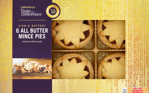 Sainsburys mince pies