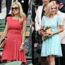 <b>Katherine Jenkins at Wimbledon 2010 (left) and 2011 (right) <br></b><br>Welsh opera singer and ex-Dancing With The Stars contestant Katherine looks stunning in both of her Wimbledon outfits. She's chosen a bright coral skater dress with big sunnies in 2010 - but opted for a more muted colour palette in 2011, choosing a mint green lace dress with sweetheart neckline. She can do no wrong...<br><br>© Rex