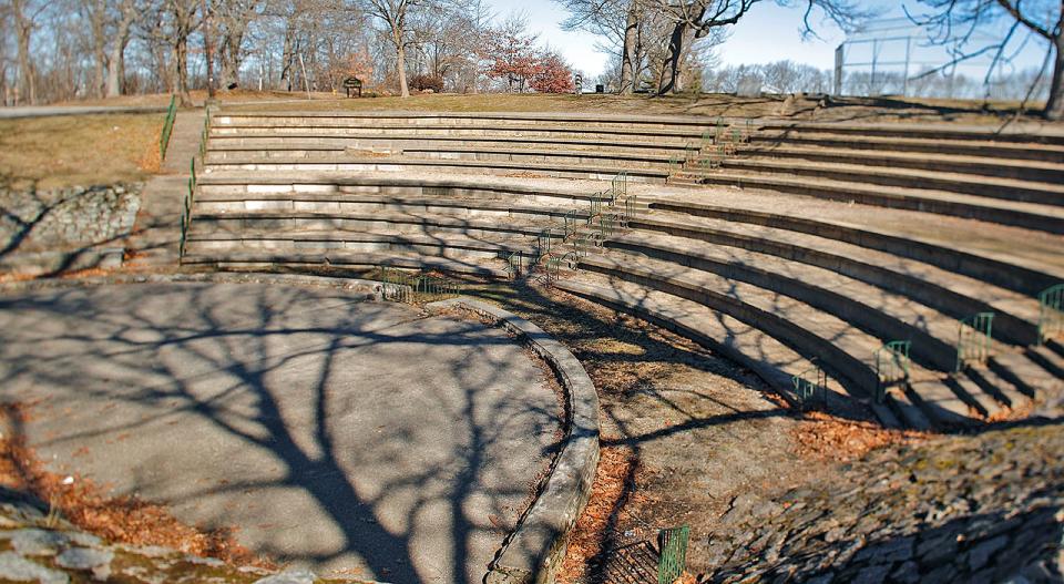 The Ruth Gordon Amphitheater at Pageant Field in Quincy.