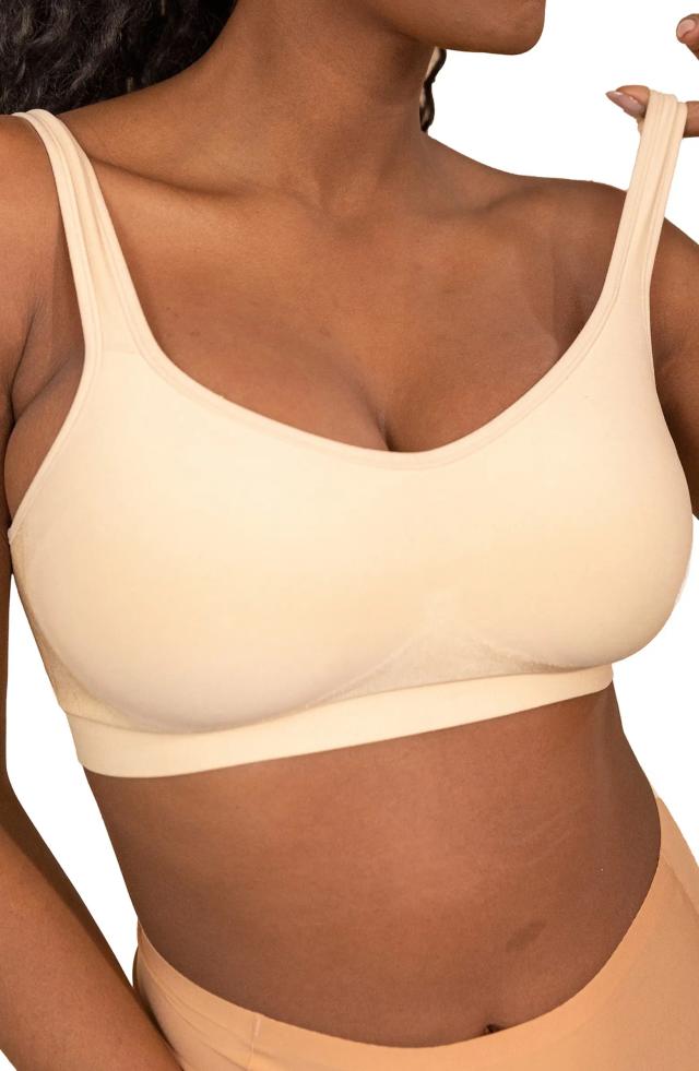Deyllo Women's Full Coverage Plus Size Comfort Minimizer Bra