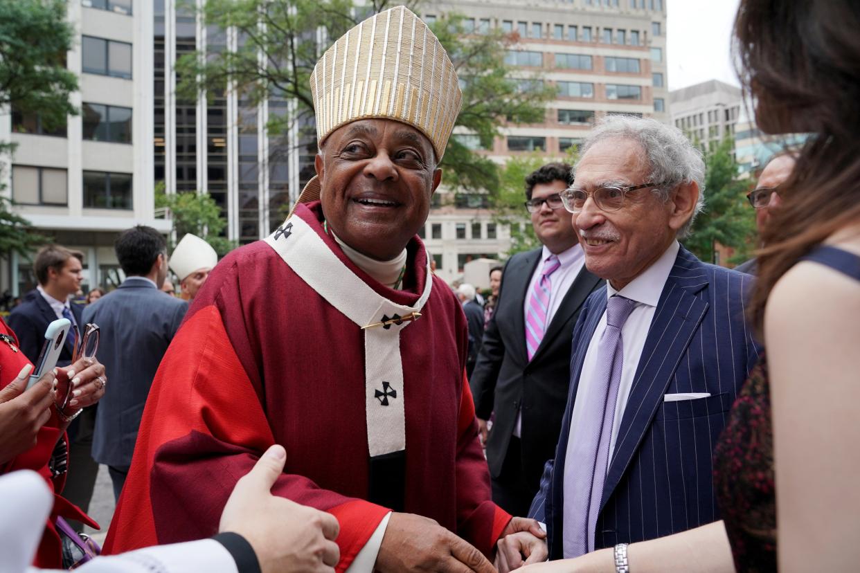 rchbishop of Washington Wilton D. Gregory departs following the 67th annual Red Mass at the Cathedral of Matthew the Apostle, in Washington, U.S., October 6, 2019. REUTERS/Sarah Silbiger/File Photo (REUTERS)