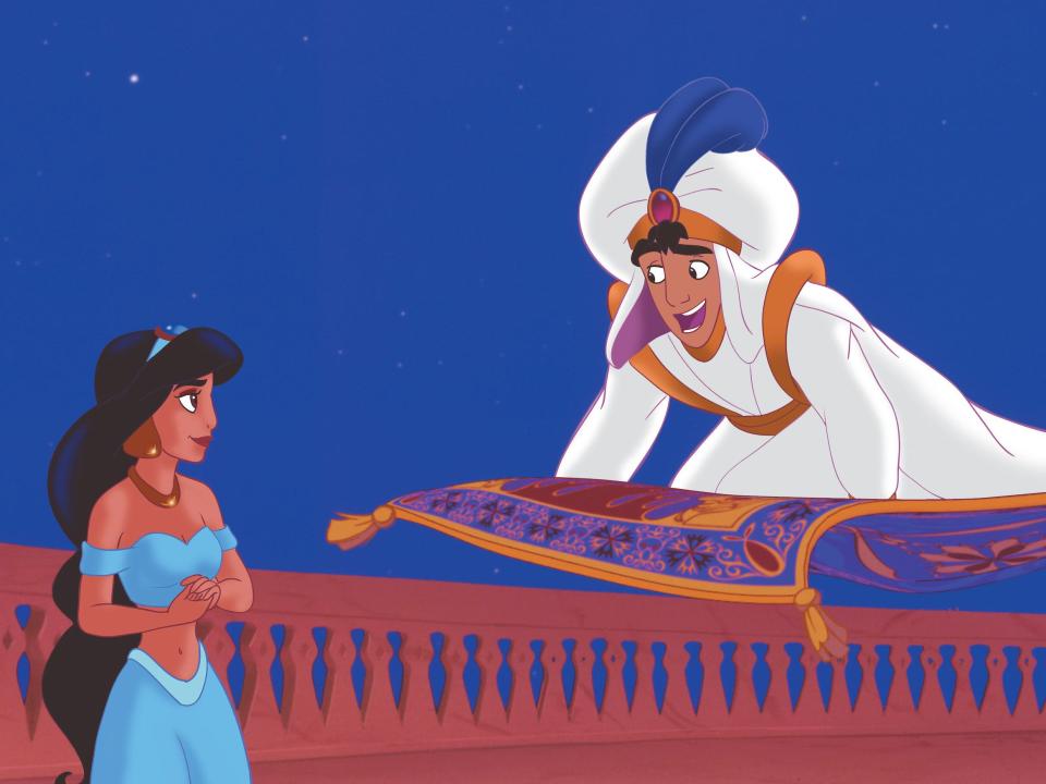 Aladdin jasmine carpet ride