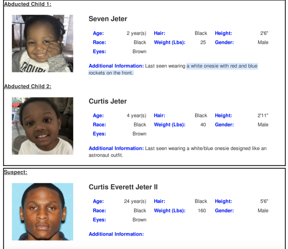 An Amber Alert has been issued for two Dallas children, the Texas Department of Public Safety announced Monday evening. 