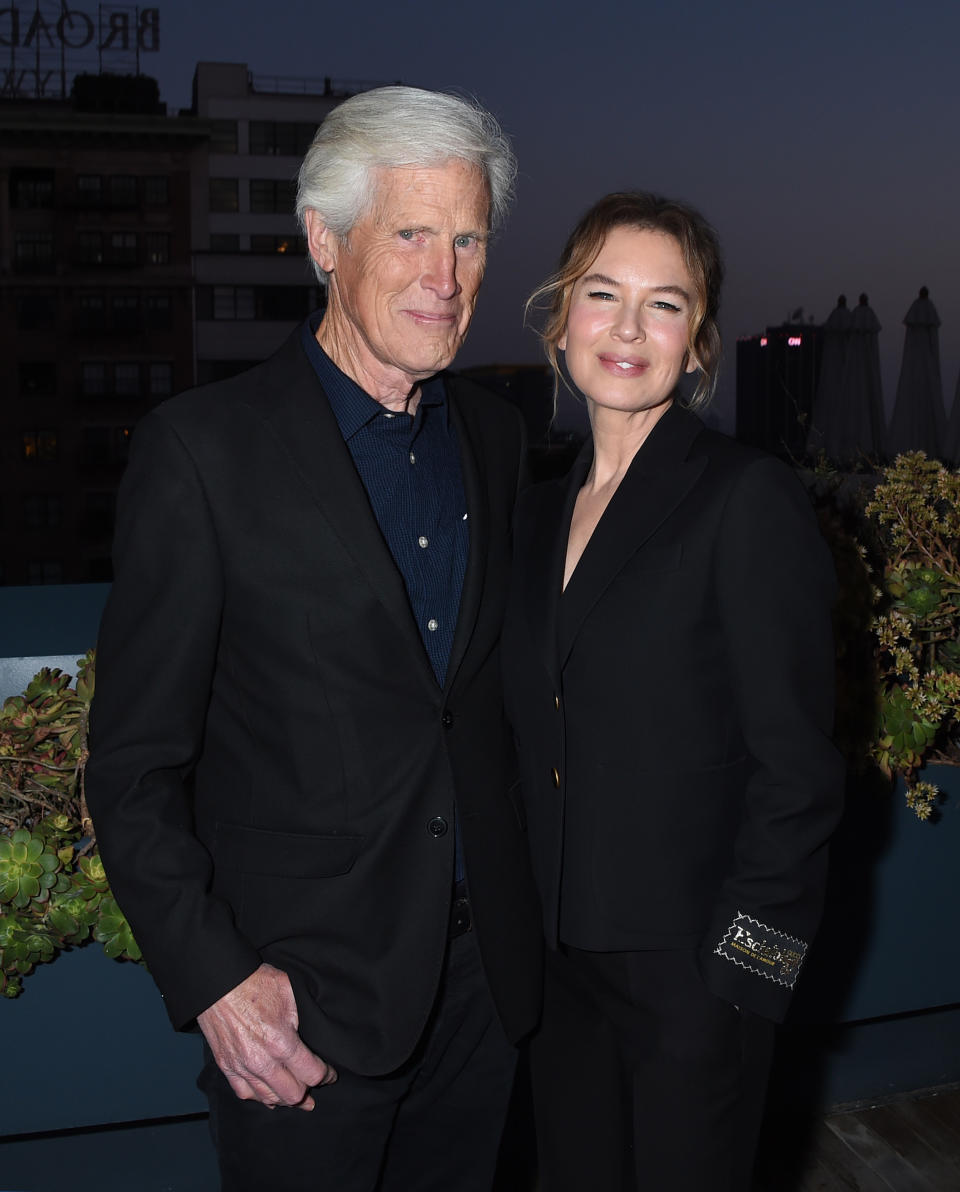 Keith Morrison and Renee Zellweger. - Credit: Gilbert Flores for Variety