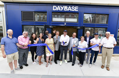 From left, Daybase Head of Engineering Bryan Migliorisi; Harrison Council Member Fred Siciliano; Harrison Council Member Elizabeth Brown; Harrison Council Member Gina Evangelista; Westchester Deputy County Executive Ken Jenkins; Westchester County Legislator Nancy Barr; Westchester County Executive George Latimer; Daybase Co-Founder &amp; CEO Joel Steinhaus; Harrison Mayor/Supervisor Richard Dionisio; Westchester County Office of Economic Development Director Bridget Gibbons; Harrison Planning Board Chairman Joseph Stout; Daybase Co-Founder and Head of Development Nick Rader, and Harrison Zoning Board Chairman Paul Katz attend as Daybase opens its first hybrid work location in Westchester on July 25, 2022 in Harrison, New York. (Photo by Eugene Gologursky/Getty Images for Daybase)