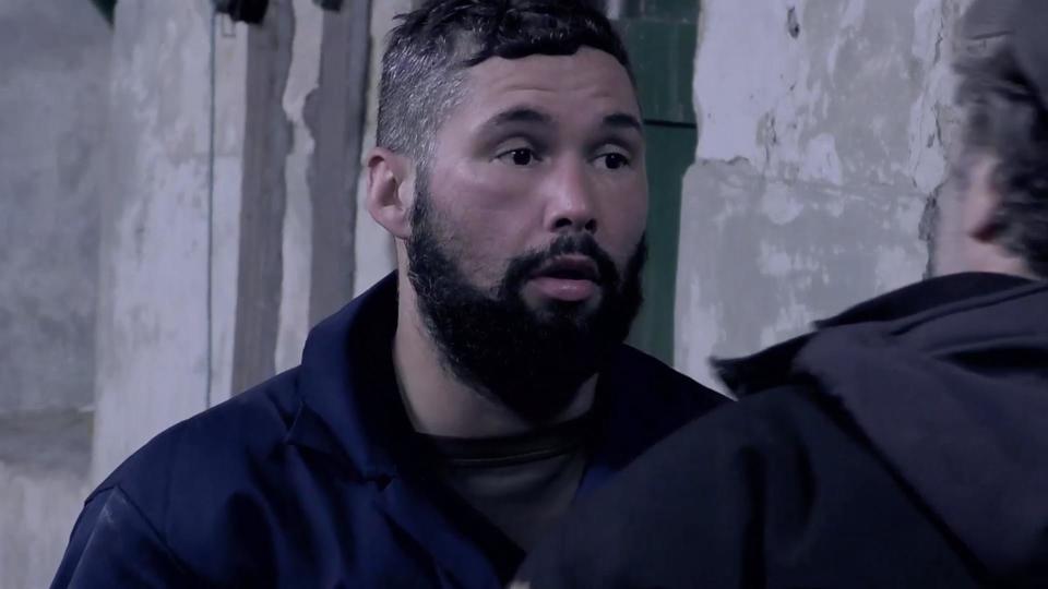 Former boxer Tony Bellew was among the last six recruits in the final episode (Channel 4)