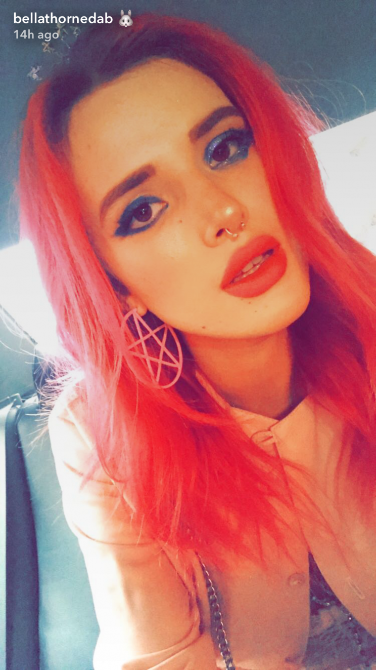 Photo: Bella Thorne via Snapchat