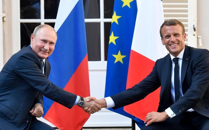 Mr Macron meets with Vladimir Putin before the Ukraine war - Gerard Julien/ POOL AFP