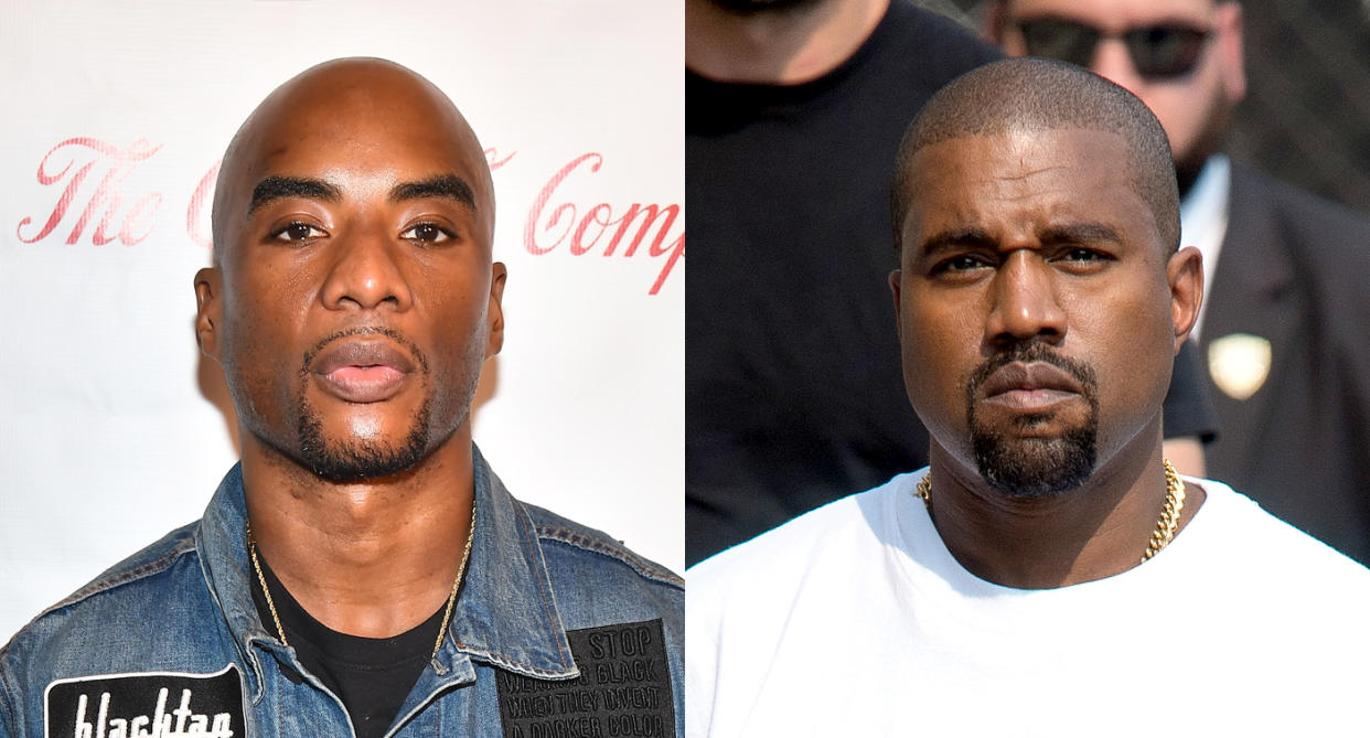 Charlamagne Tha God and Kanye West had agreed to sit down to discuss mental health. Following West’s visit to the White House, the meeting was canceled. (Photo: Getty Images)