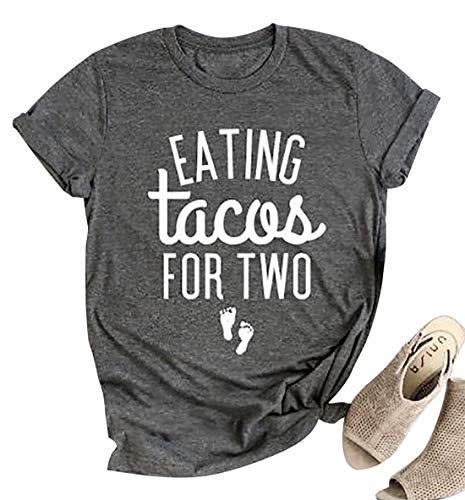 23) Eating Tacos for Two Maternity Shirt