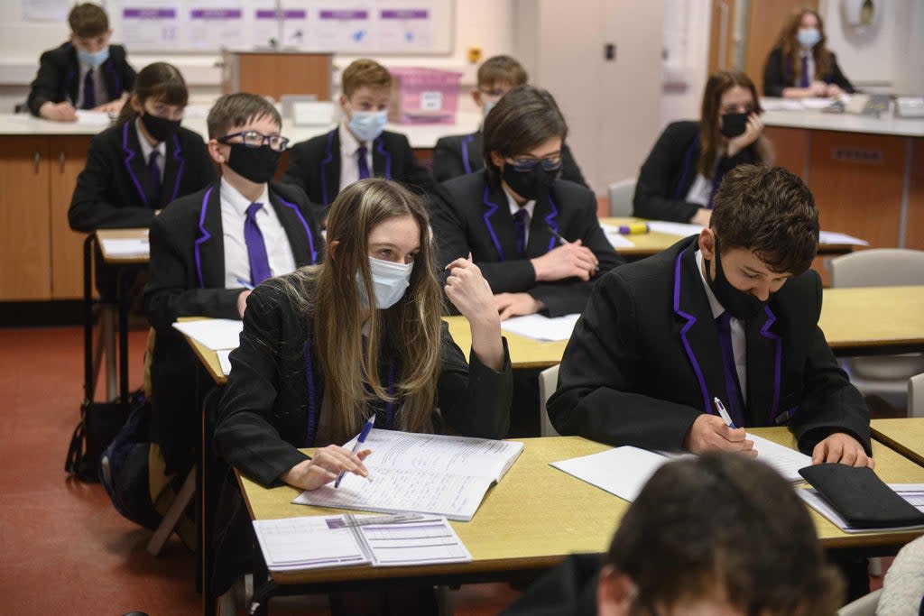 National schools masks requirement ended on Thursday  (AFP/Getty)