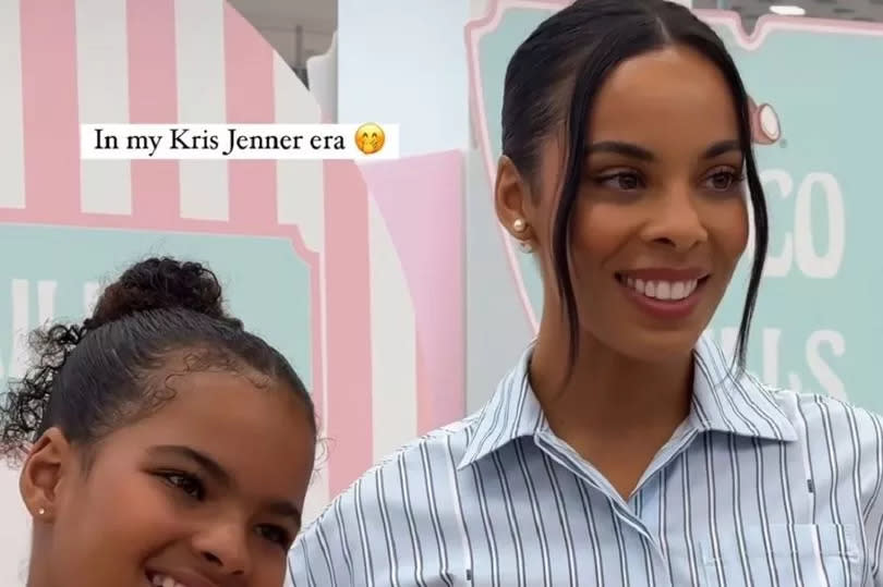 The presenter and her daughter launched some new products as part of Rochelle's My Little Coco brand -Credit:Rochelle Humes Instagram