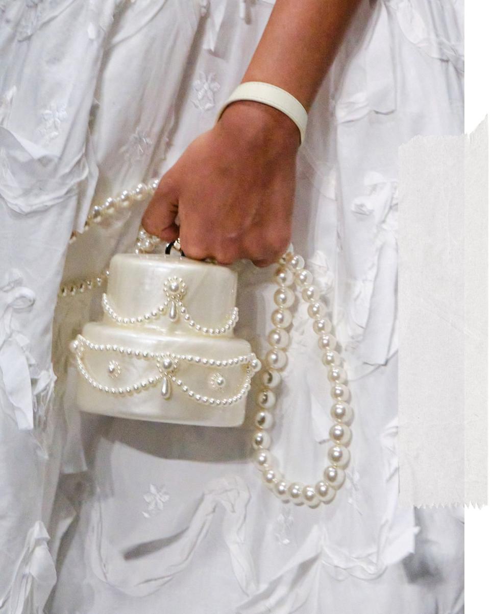 simone rocha pearl handbag