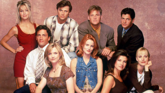 Get ready for some instant nostalgia. Lifetime released the cast photos for both of their unauthorized remakes of television classics <em>Beverly Hills, 90210</em> and <em>Melrose Place </em>on Wednesday, each one serving up some '90s realness. First let's start with <em>90210</em>. Behold, Samantha Munro as Brenda Walsh/Shannen Doherty, Max Lloyd-Jones as Brandon Walsh/Jason Priestley, Abbie Cobb as Kelly Taylor/Jennie Garth, Jesy McKinney as Dylan McKay/Luke Perry, Abby Ross as Donna Martin/Tori Spelling, David Lennon as Steve Sanders/Ian Ziering, Michele Goyns as Andrea Zuckerman/Gabrielle Carteris, and Ross Linton as David Silver/Brian Austin Green. <strong>WATCH: Shannon Doherty Gives Advice to Tori Spelling -- 'Love Yourself'</strong> Lifetime We especially appreciate the recreation of Perry's signature pompadour and Garth's blond bangs, but the Ziering and Spelling castings are pretty off, no? FOX And now let's get to Aaron Spelling's other '90s hit, <em>Melrose Place</em>. Giving their best model poses are Ciara Hanna as Amanda Woodward/Heather Locklear, Rebecca Dalton as Allison Parker/Courtney Thorne-Smith, Frank Bailey as Billy Campbell/Andrew Shue, Ryan Bruce as Jake Hanson/Grant Show, Chloe McClay as Jane Mancini/Josie Bissett, Ali Cobrin as Jo Reynolds/Daphne Zuniga, Teagan Vincze as Kimberly Shaw/Marcia Cross, Joseph Coleman as Matt Fielding/Doug Savant, Brandon Barash as Michael Mancini/Thomas Calabro, Karissa Tynes as Rhonda Blair/Vanessa A. Williams, Chelsea Hobbs as Sydney Andrews/Laura Leighton, and Lanie Mcauley as Sandy Louise Harding/Amy Locane. Lifetime Not bad, but who can really ever live up to Locklear's performance of Amanda Woodward? FOX <em> The Unauthorized Beverly Hills, 90210 Story </em>will air on Oct. 3 at 8 p.m., while <em>The Unauthorized Melrose Place Story</em> will air on Oct. 10, at 8 p.m.. Both Lifetime films revolve around the behind-the-scenes drama surrounding the guilty pleasure shows. <strong>WATCH: '90210' Reunion -- Dylan and Brandon Are Back!</strong> Last May, ET caught up with Priestley, when he talked about his time on <em> 90210</em>, and the legendary drama between his co-stars Garth, Spelling and Doherty. "They were three teenage girls working in a high-pressure situation," he recalled. "They did the best they could." Watch below: