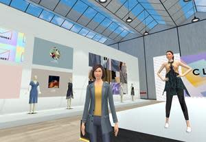 Scene from Style.me Metaverse Fashion Event