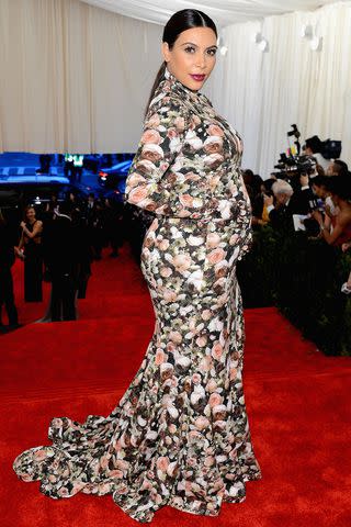 Larry Busacca/Getty Kim Kardashian at the 2013 Met Gala