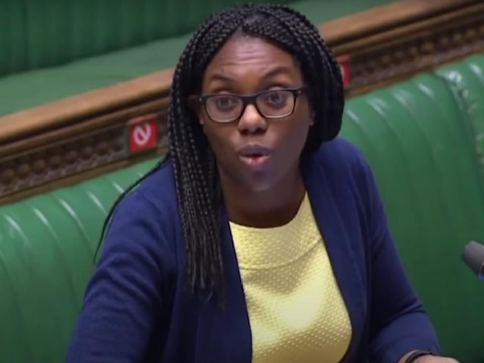 Badenoch has spoken out many times about the need for proper racial education (YouTube/Telegraph)