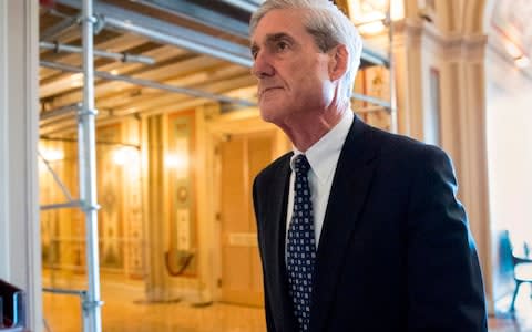  Special counsel Robert Mueller is leading an investigation into alleged collusion with Russia during the election campaign  - Credit: J. Scott Applewhite/AP