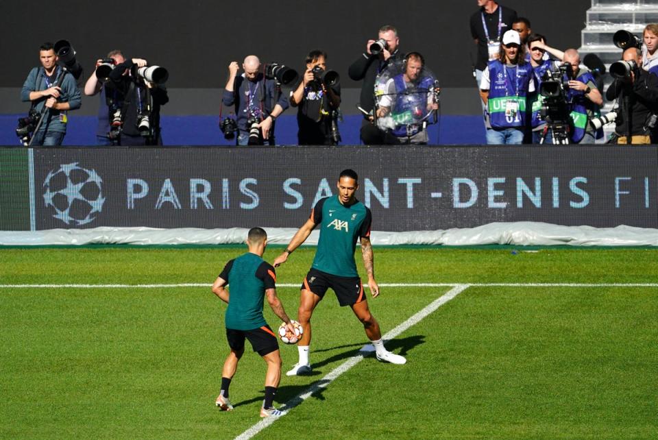 Jurgen Klopp has questioned the quality of the Stade de France pitch ahead of the Champions League final (Adam Davy/PA) (PA Wire)