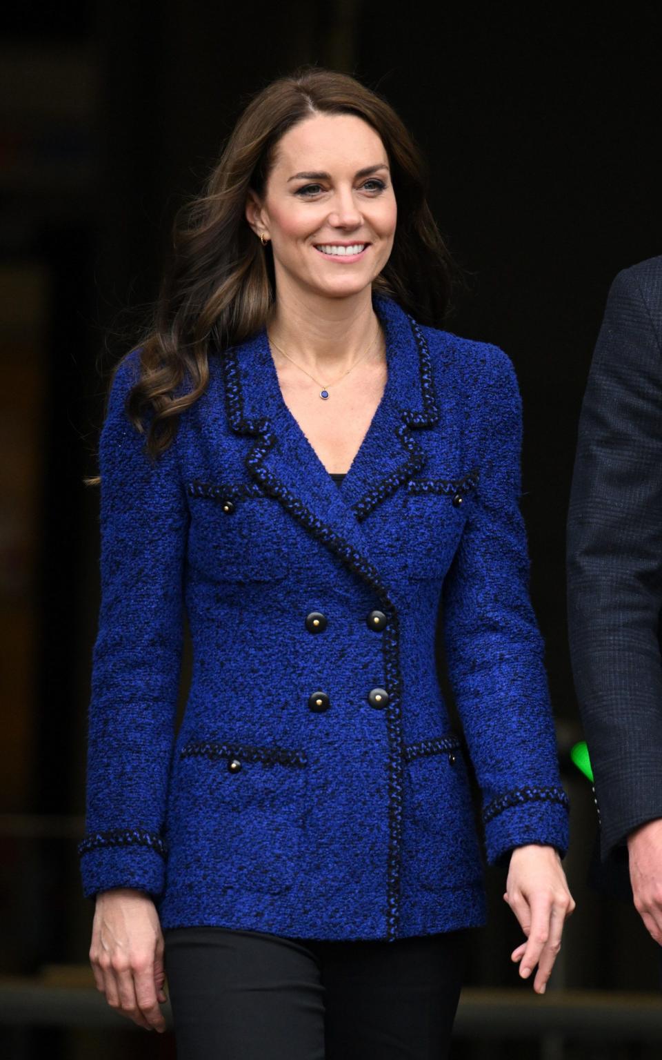 Catherine, Princess of Wales, leaves after attending Coach Core's 10th Anniversary at the Copper Box Arena on October 13, 2022 in London, England