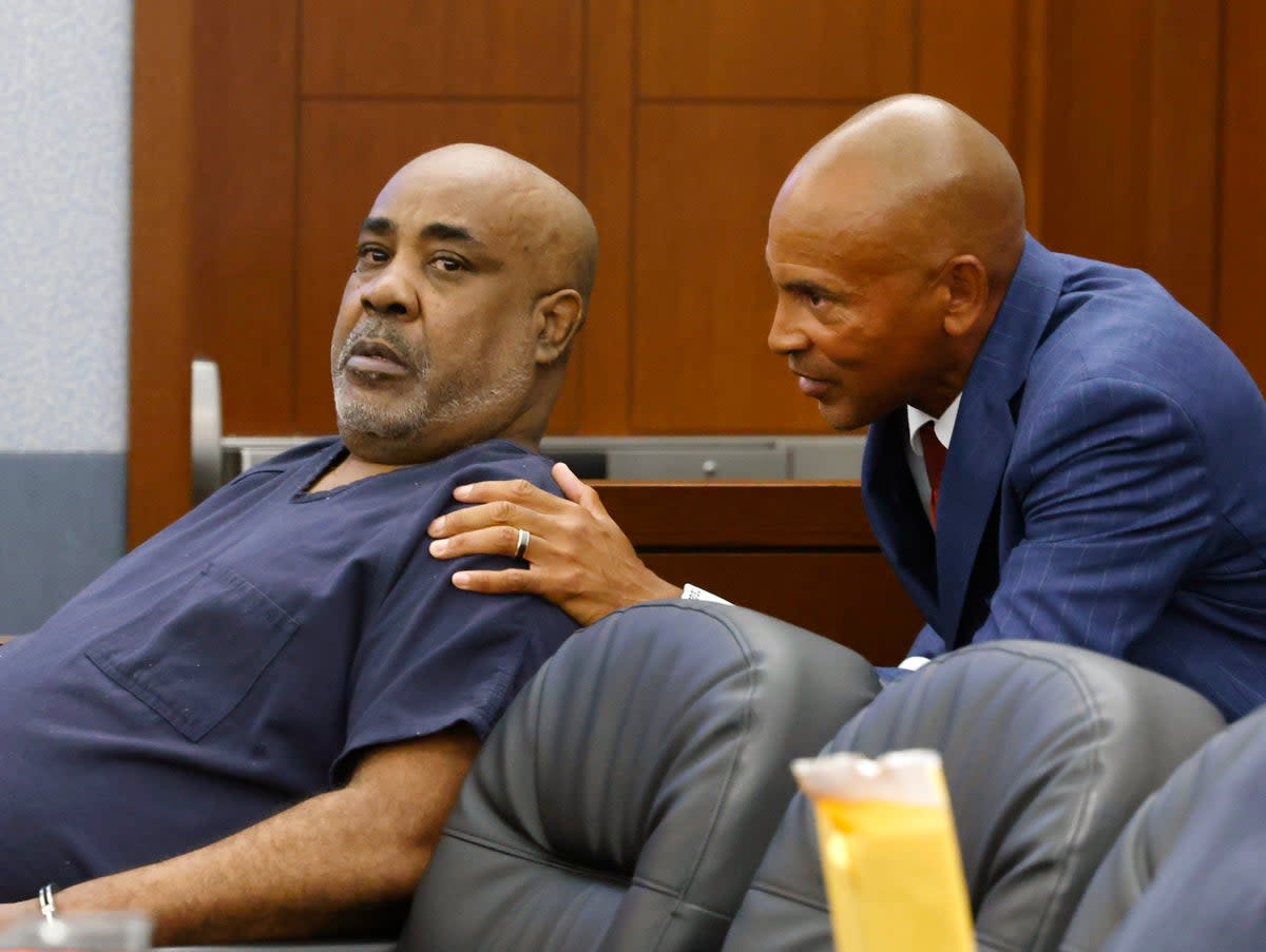 Duane “Keffe D” Davis allegedly mentioned Sean Combs while speaking about the shooting of Tupac Shakur with Las Vegas police in 2009.  (Getty Images)