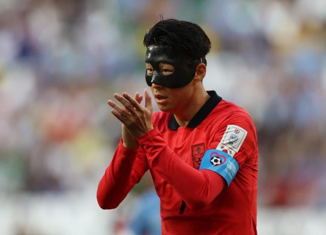 Fifa World Cup 2022: Son Heung-min masked and muted in South Korea's  Uruguay stalemate