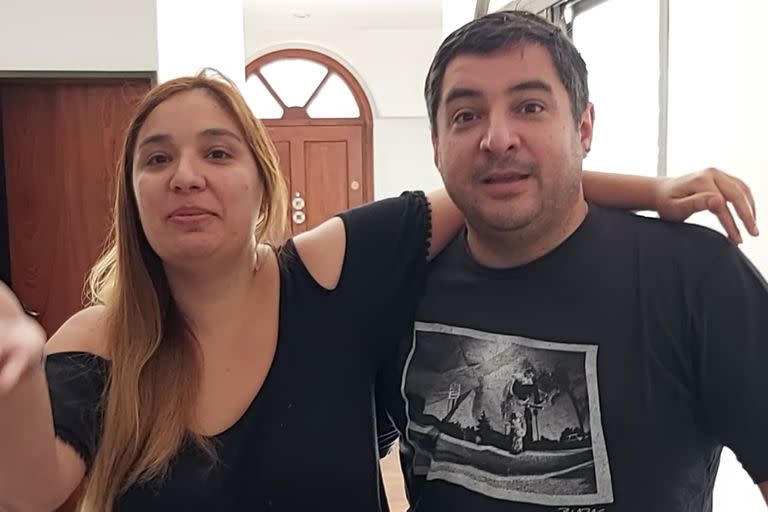 Matías y Pamela, hijos de Nilda Beatriz