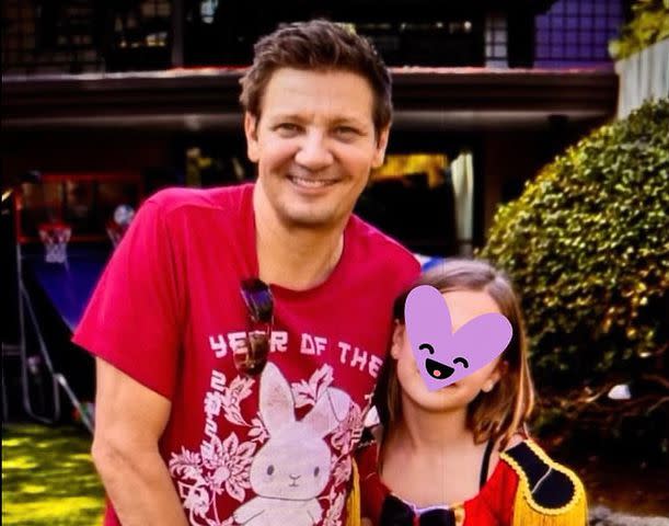 Jeremy Renner/Instagram Jeremy Renner and daughter Ava