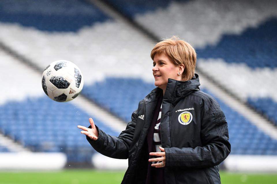 The First Minister at Hampden Park in 2019Getty Images