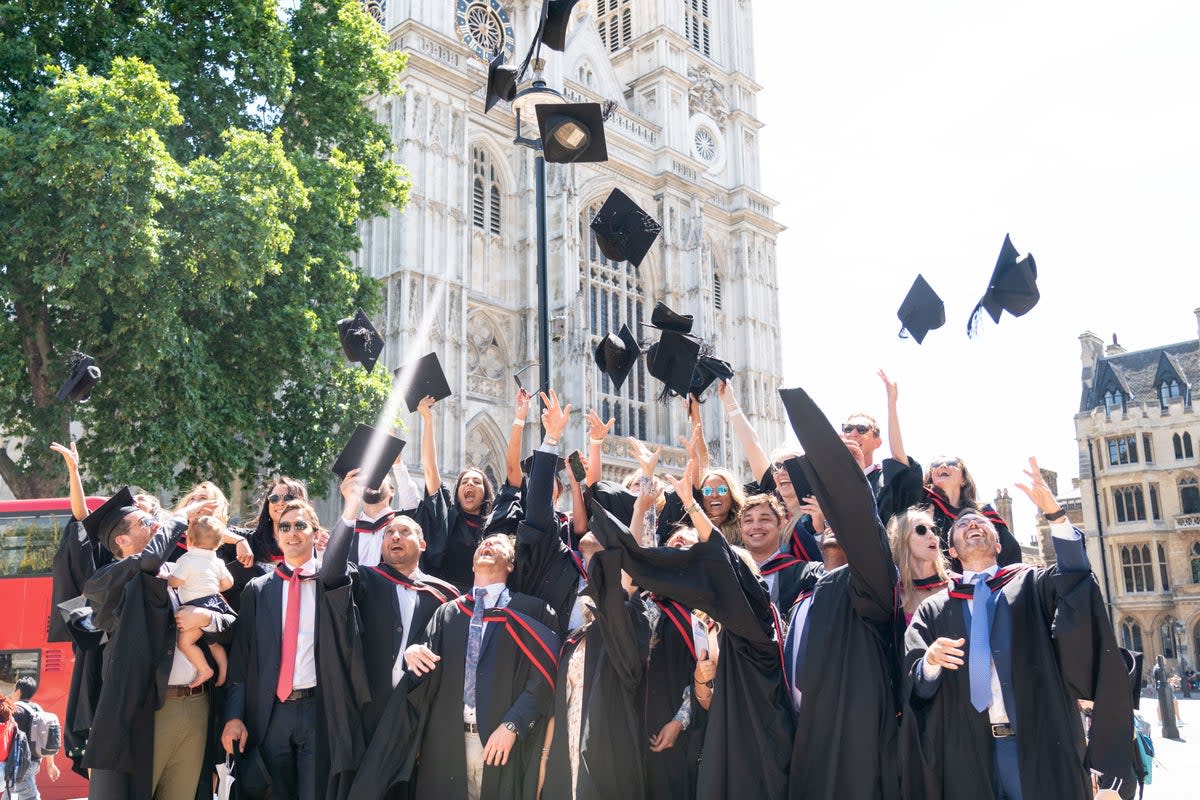 Graduates from London Business School, which is ranked among the highest for employability  (PA)