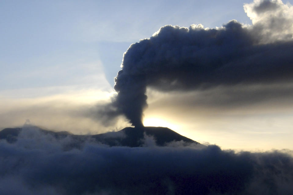 Volcán Marapi. (AP Photo/Ardhy Fernando)