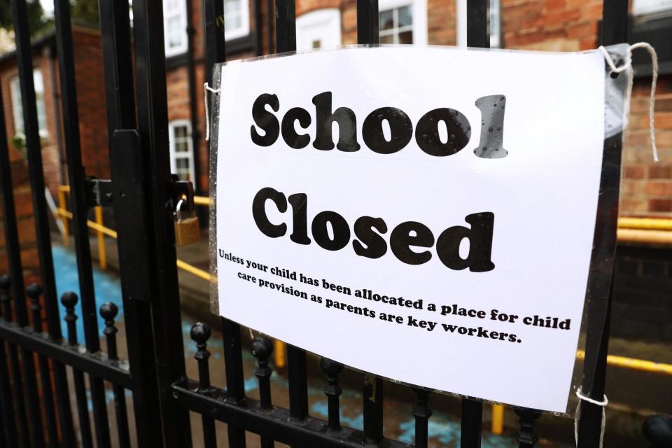 Schools across the country were open to only pupils of key workers for months before the holidays (PA)