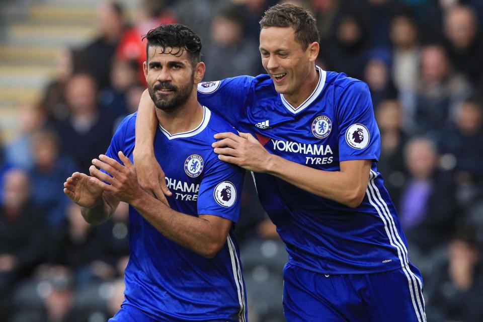 Moving on: Diego Costa and Nemanja Matic will leave Chelsea this summer: AFP/Getty Images