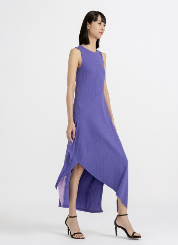 Odelia Slit-Detailed Dress In Electric Purple. PHOTO: Tangs