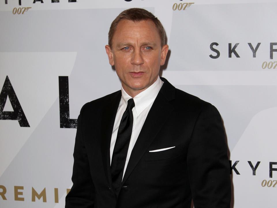 Daniel Craig at a "Skyfall" premiere.