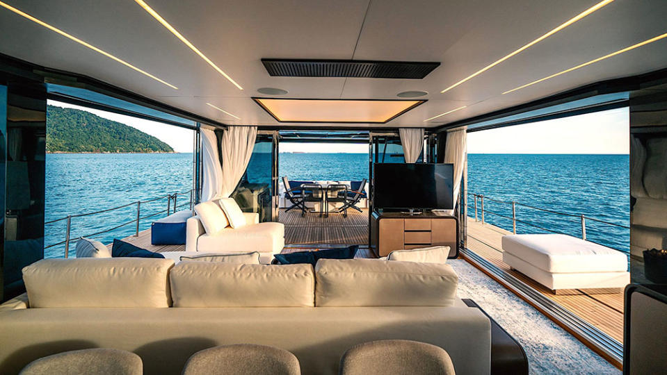 An exceptional view from every angle. - Credit: Courtesy Okean Yachts