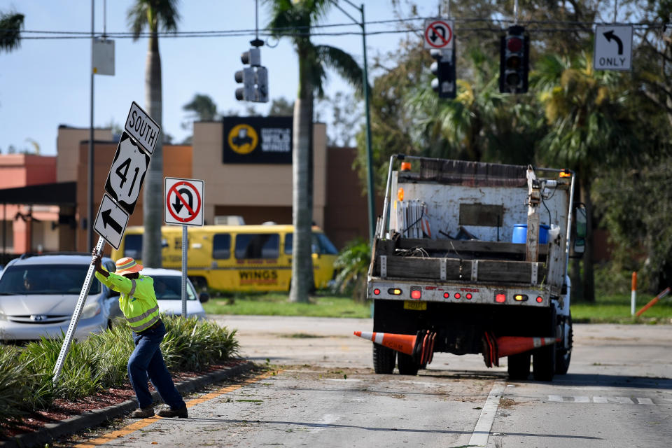 (FOTOS) El paso destructor de Irma por Florida, EEUU