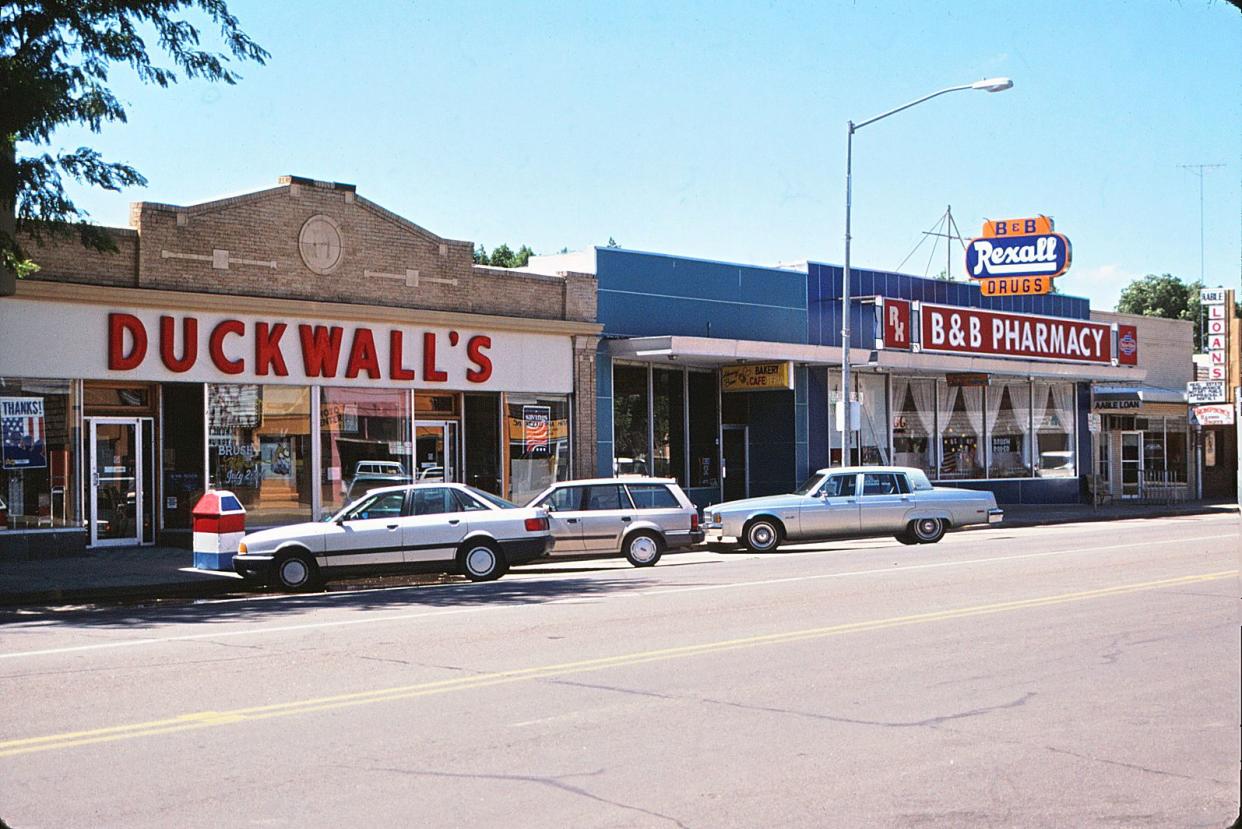 Duckwall's variety store photographed in Brush, Colorado, in 1991.