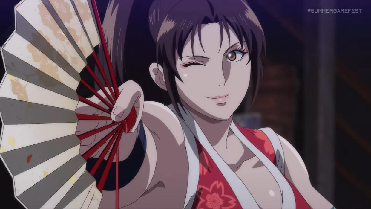  Mai from an animated cutscene in the recent Street Fighter 6 trailer. 