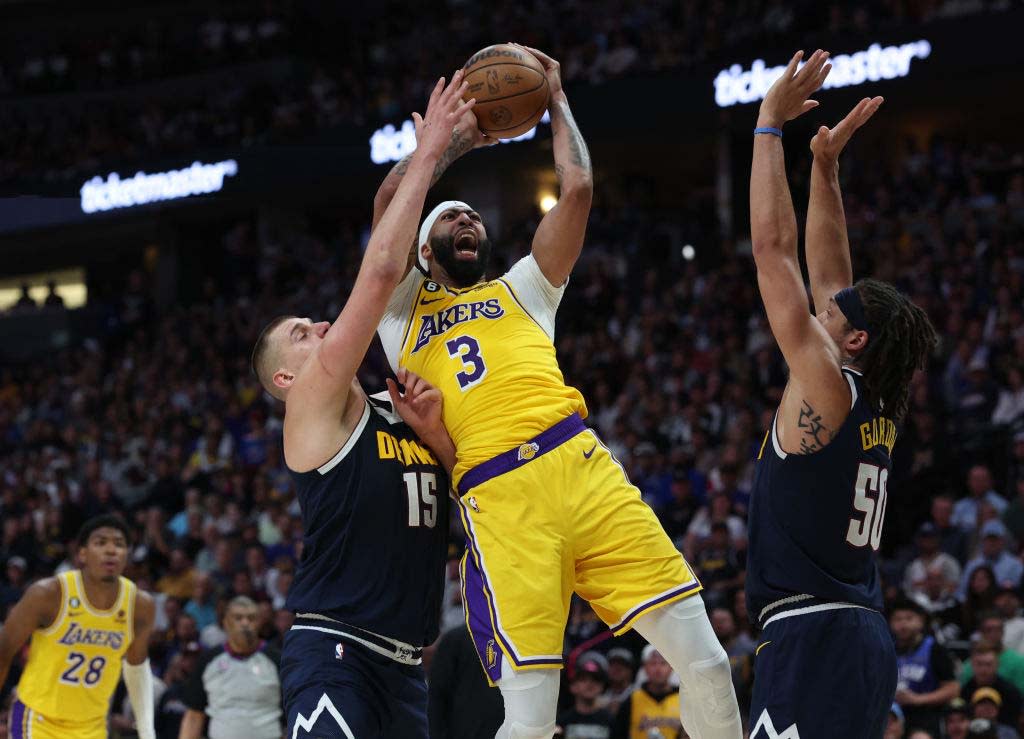  Lakers vs. Nuggets in NBA Western Conference Final May 18, 2023. 