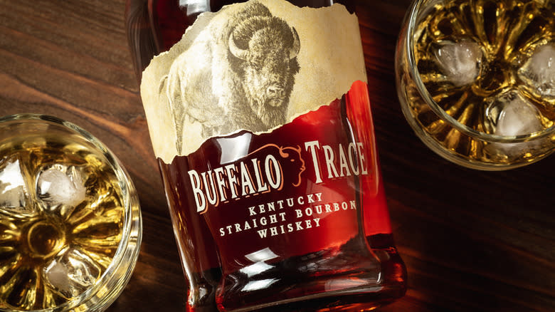 bottle of Buffalo Trace