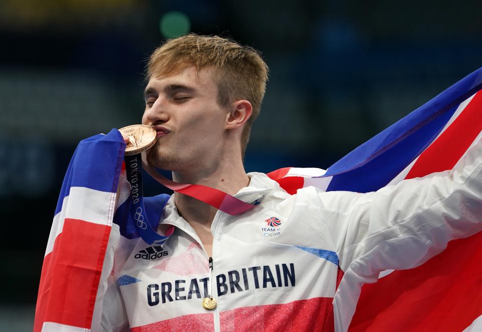 Jack Laugher has completed his Olympic set of medals (Martin Rickett/PA) (PA Wire)