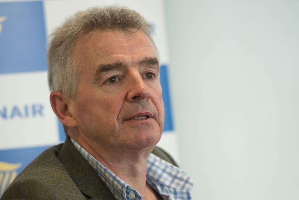 Ryanair-CEO Michael O'Leary mitten in einer politischen Krise.