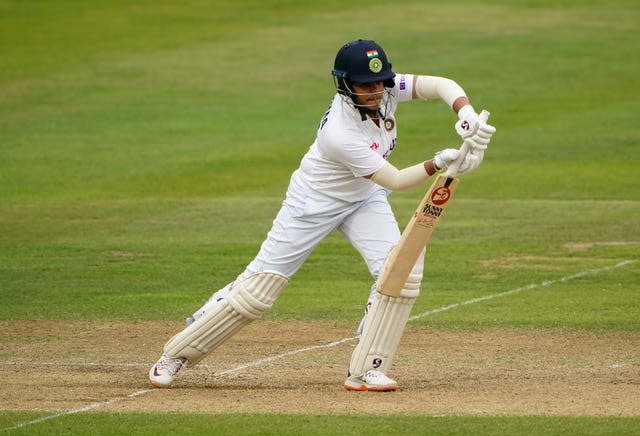 India’s Shafali Verma struck a comfortable half century on a rain-affected day in Bristol