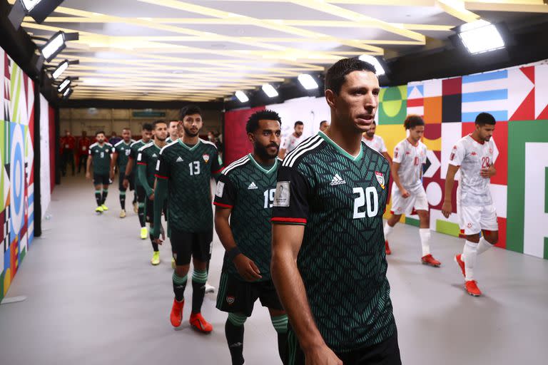 Sebastian Tagliabúe con la selección de Emiratos Árabes Unidos 
