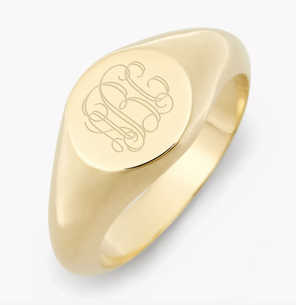 <p><a href="https://go.redirectingat.com?id=74968X1596630&url=https%3A%2F%2Fwww.anthropologie.com%2Fshop%2Fbrook--york-custom-monogram-petite-signet-ring&sref=https%3A%2F%2Fwww.countryliving.com%2Fshopping%2Fgifts%2Fg4767%2Fbirthday-gifts-for-her%2F" rel="nofollow noopener" target="_blank" data-ylk="slk:Shop Now;elm:context_link;itc:0;sec:content-canvas" class="link ">Shop Now</a></p><p>Petite Signet Ring</p><p>anthropologie.com</p><p>$74.00</p><span class="copyright">Anthropologie</span>