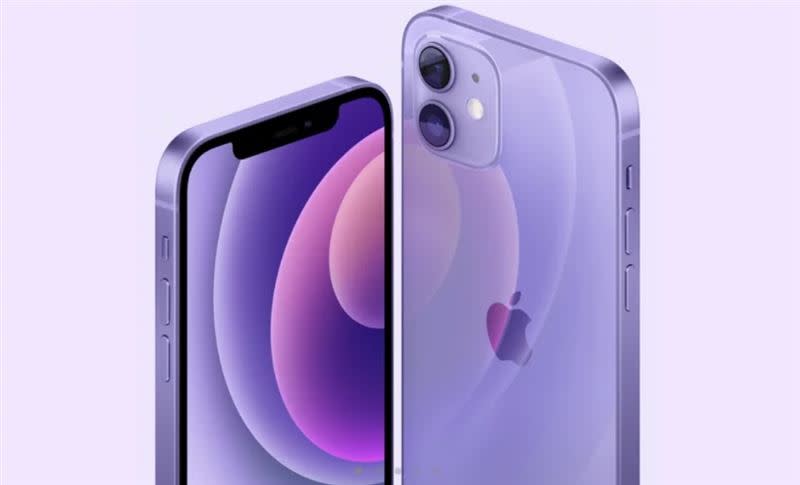 iPhone14傳出新色會是淡紫色，比以往蘋果推出的紫色要更淡。 （圖／翻攝自蘋果官網）